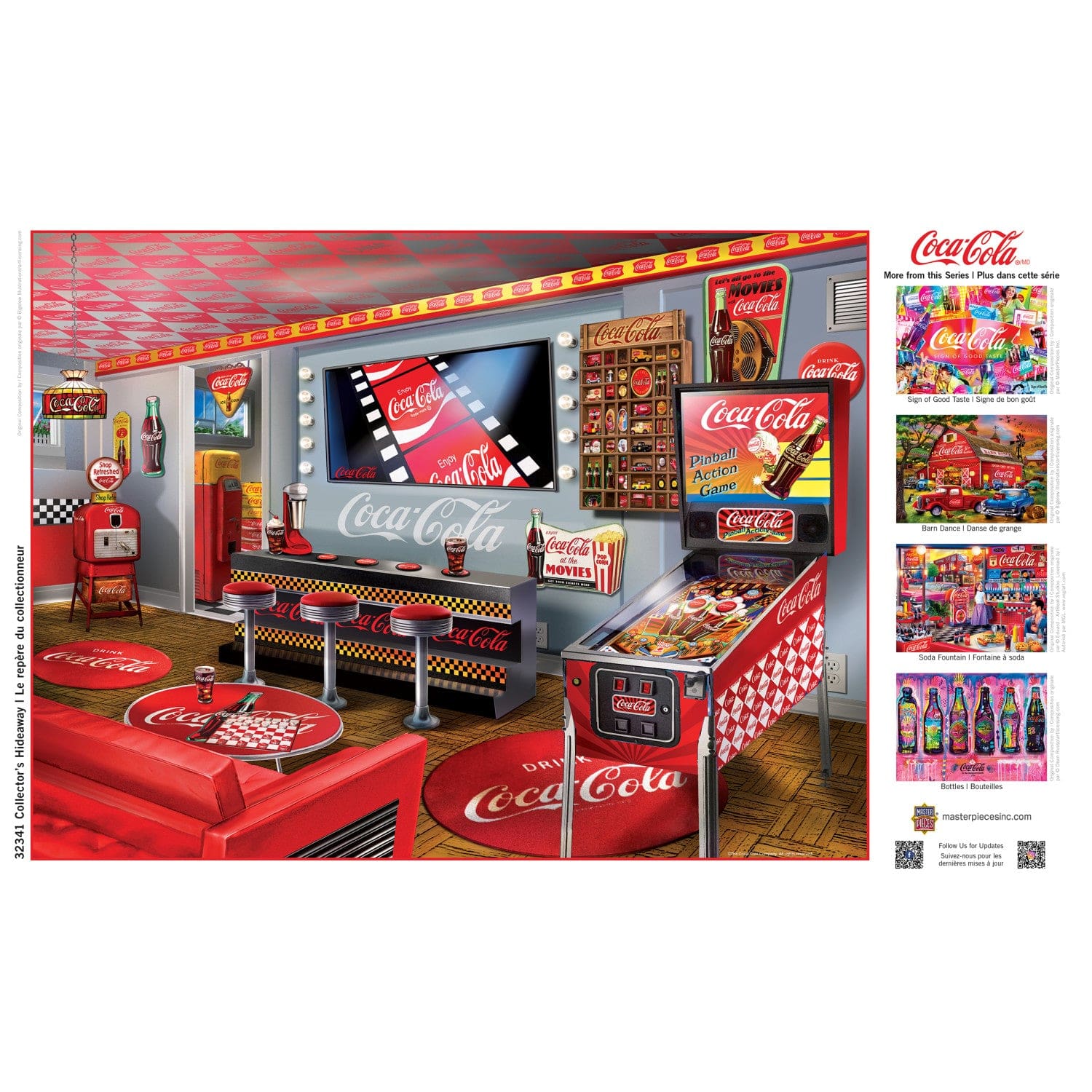 Coca-Cola - Collector's Hideaway 300 Piece EZ Grip Jigsaw Puzzle - Image 4