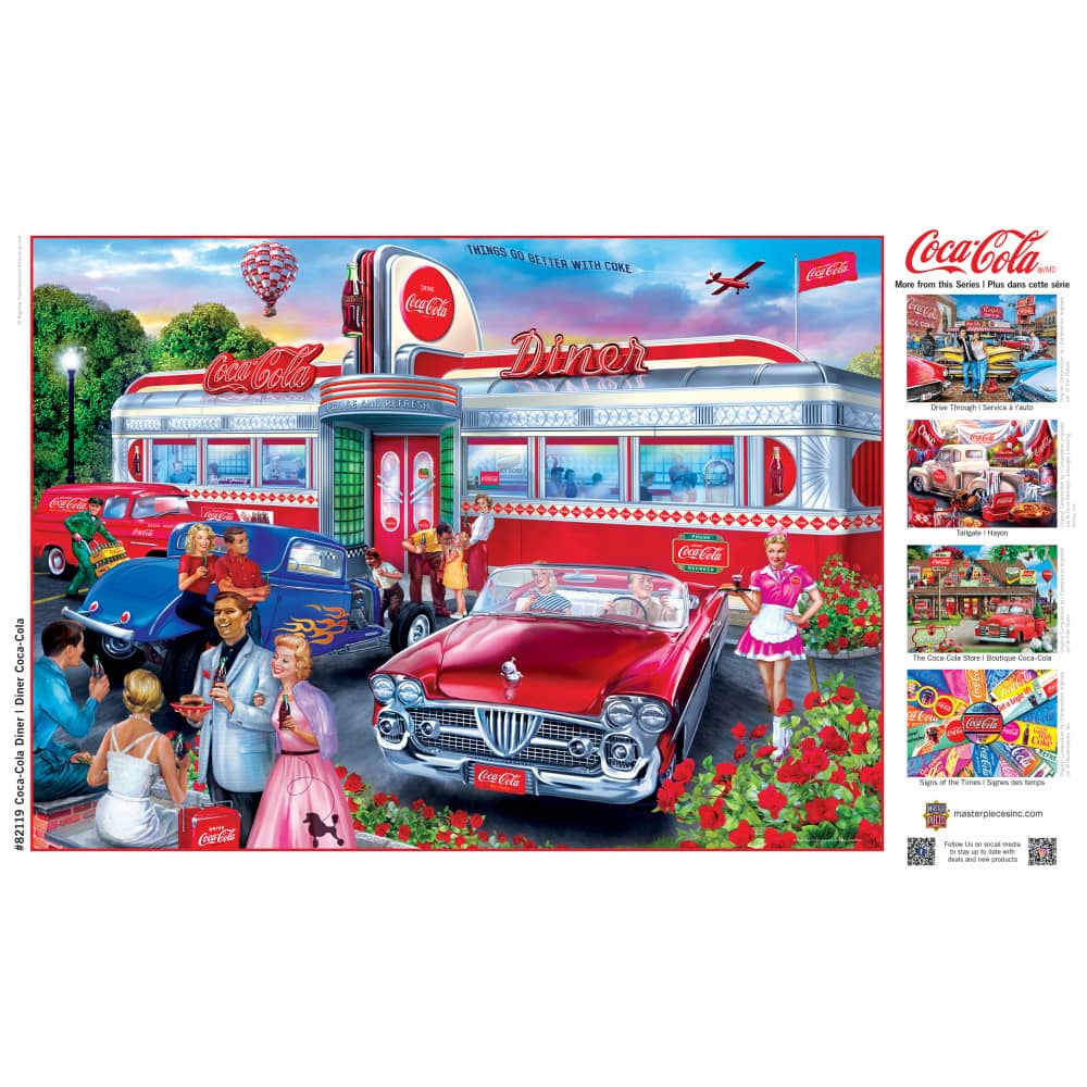 Coca-Cola - Diner 1000 Piece Jigsaw Puzzle - Image 4