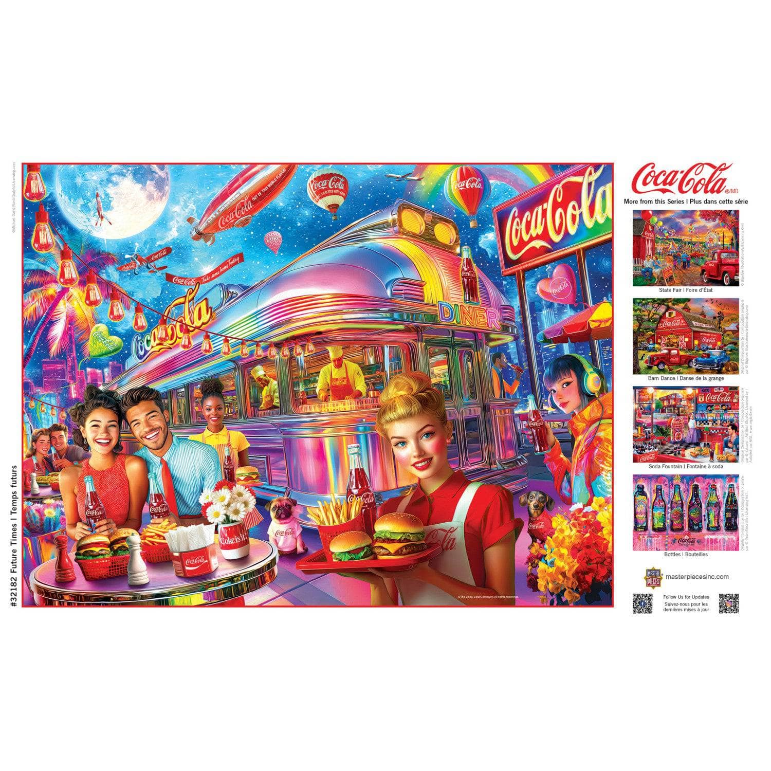 Coca-Cola - Future Times 300 Piece EZ Grip Jigsaw Puzzle - Image 4