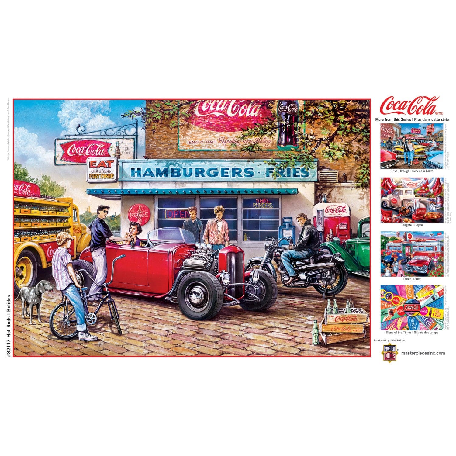 Coca-Cola - Hot Rods 1000 Piece Jigsaw Puzzle - Image 4