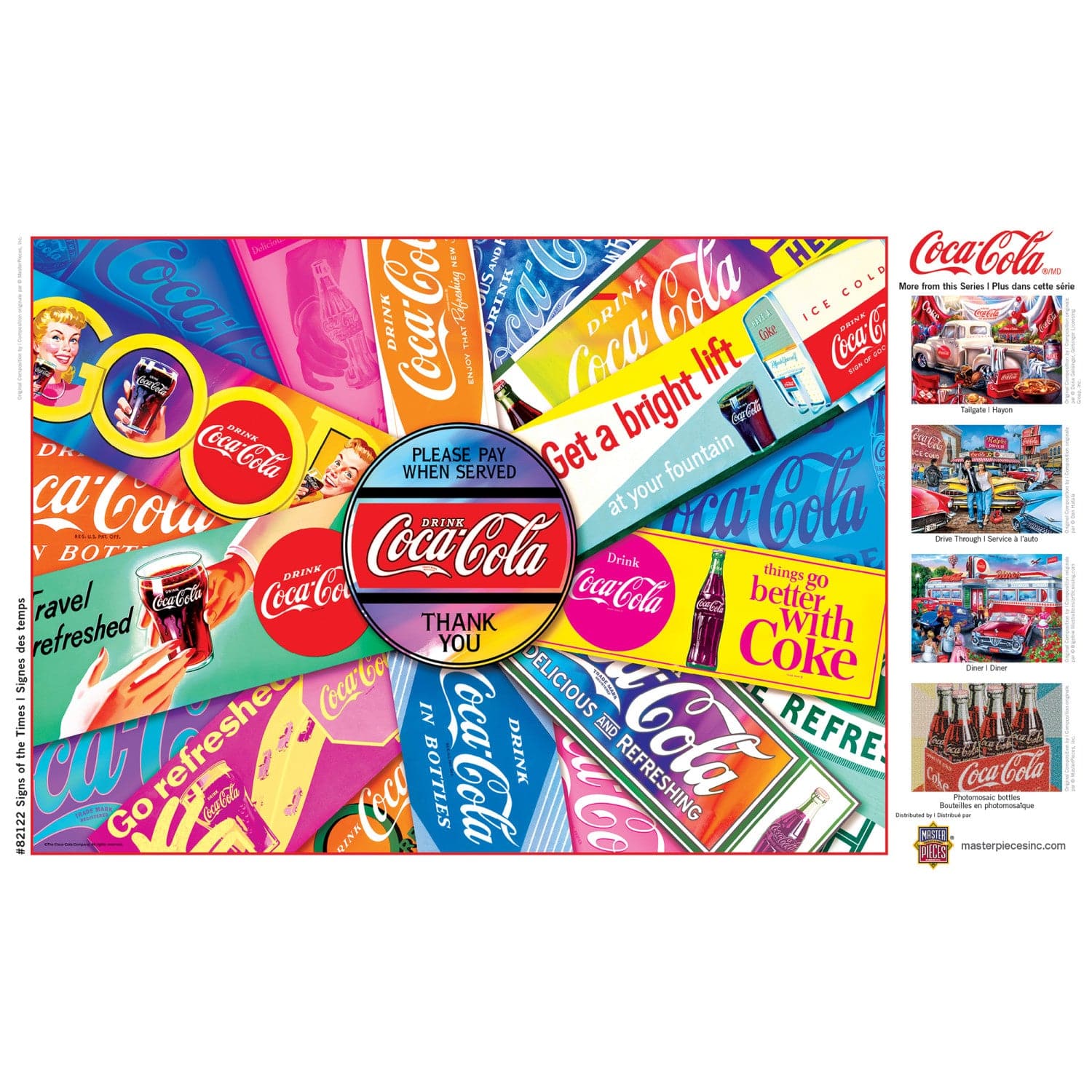 Coca-Cola - Signs of the Times 1000 Piece Jigsaw Puzzle - Image 4