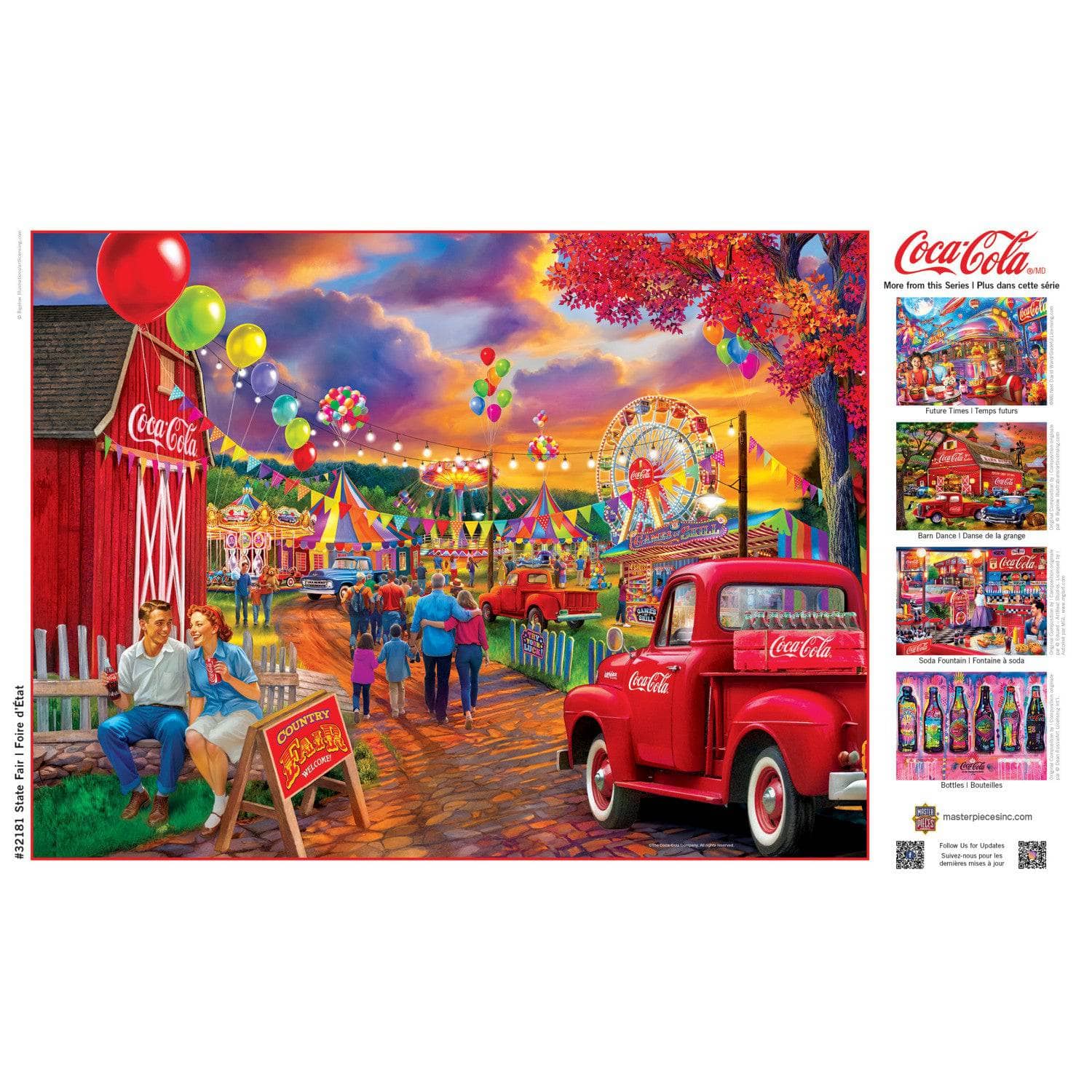 Coca-Cola - State Fair 300 Piece EZ Grip Jigsaw Puzzle - Image 4