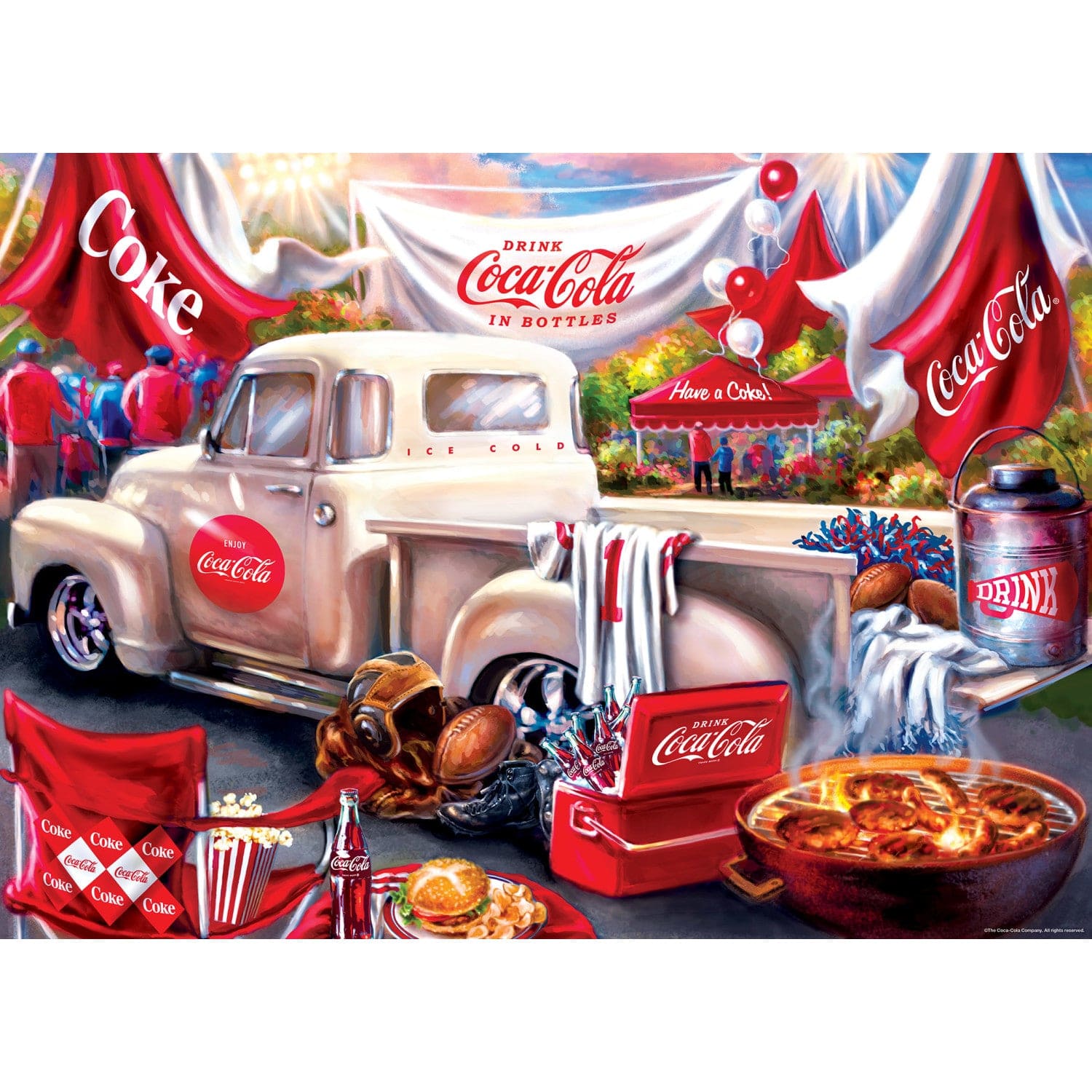 Coca-Cola - Tailgate 1000 Piece Jigsaw Puzzle - Image 2