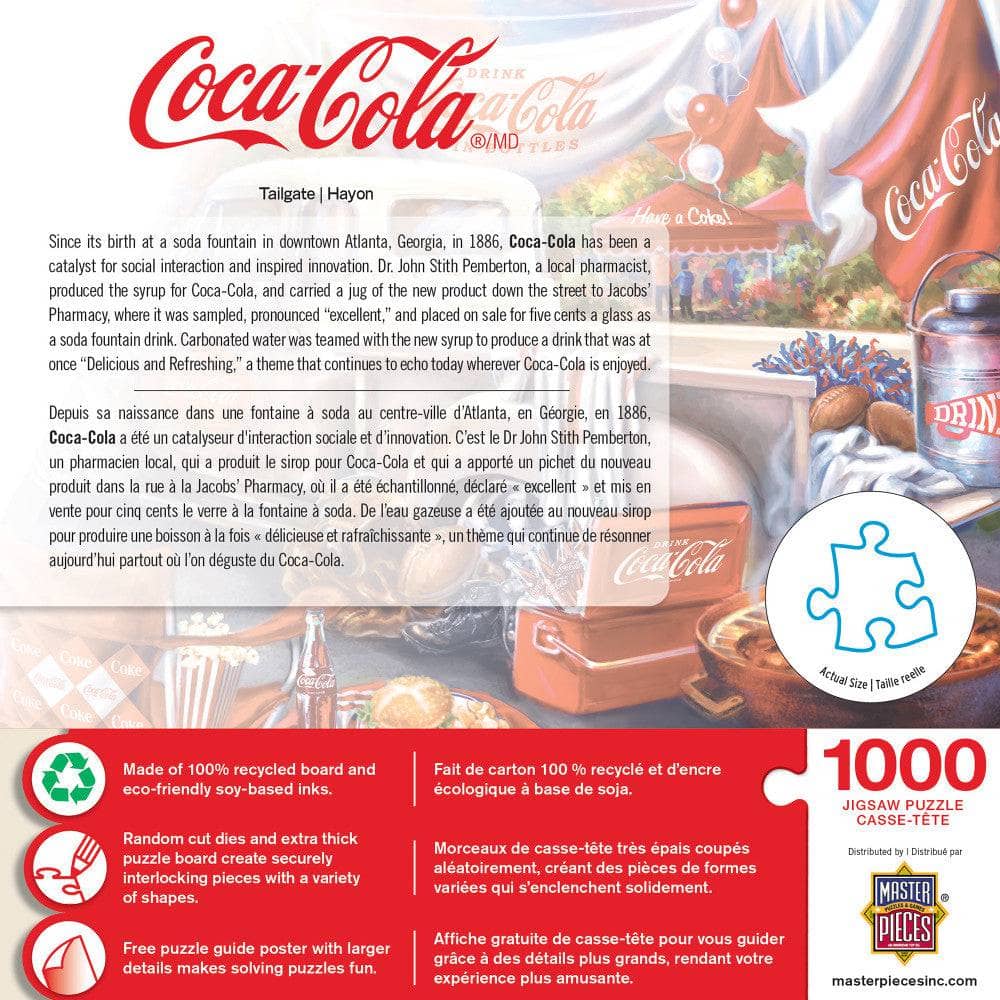 Coca-Cola - Tailgate 1000 Piece Jigsaw Puzzle - Image 3