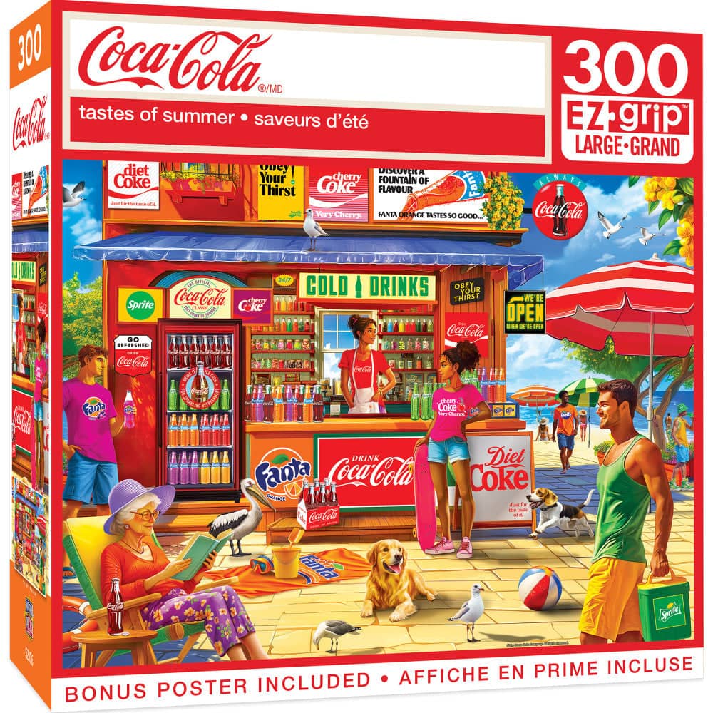 Coca-Cola - Tastes of Summer 300 Piece EZ Grip Jigsaw Puzzle