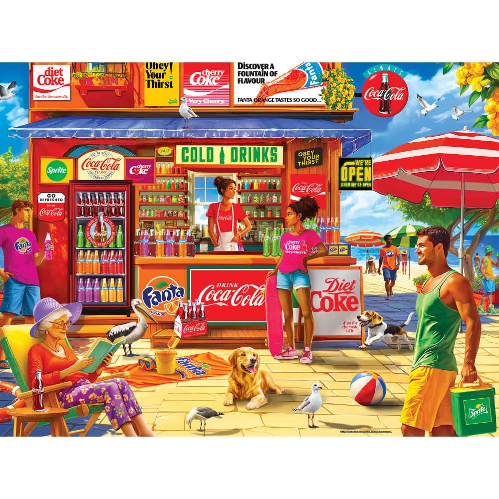 Coca-Cola - Tastes of Summer 300 Piece EZ Grip Jigsaw Puzzle - Image 2
