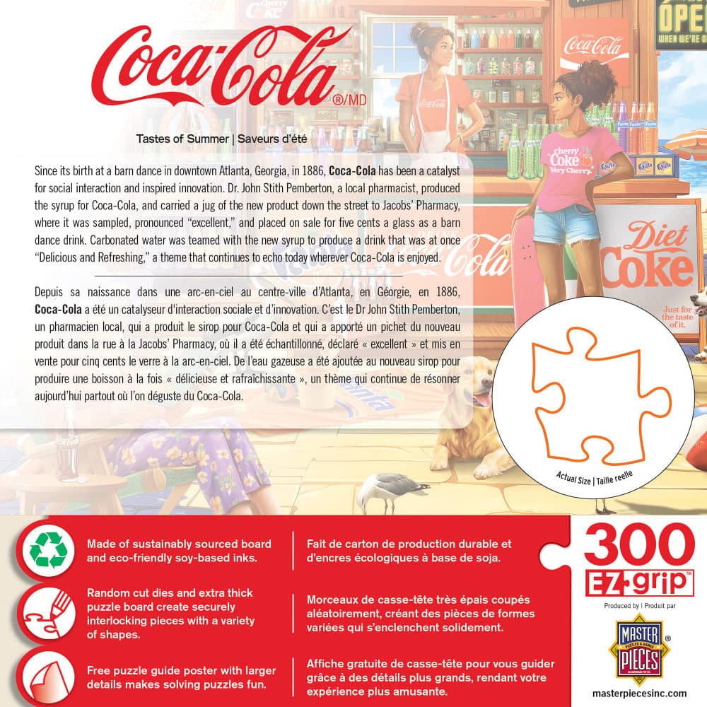 Coca-Cola - Tastes of Summer 300 Piece EZ Grip Jigsaw Puzzle - Image 3