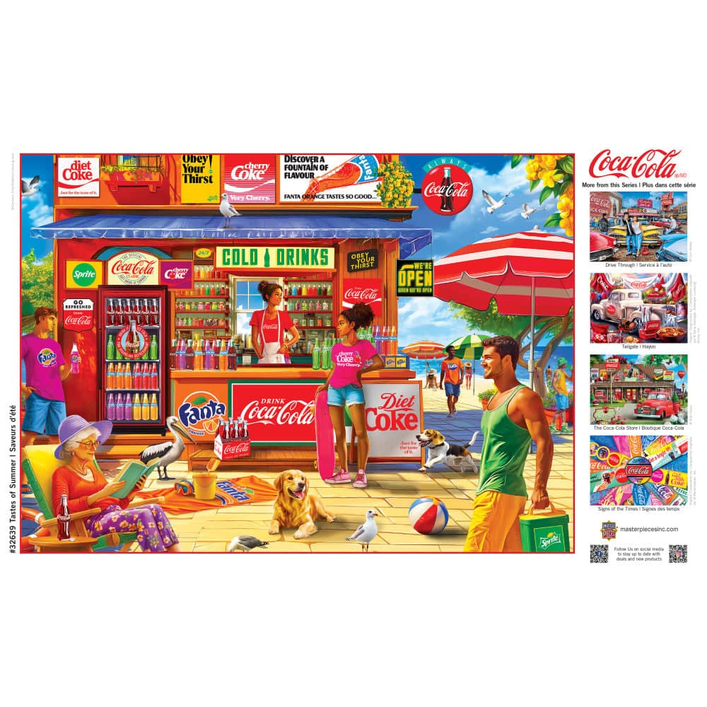 Coca-Cola - Tastes of Summer 300 Piece EZ Grip Jigsaw Puzzle - Image 4