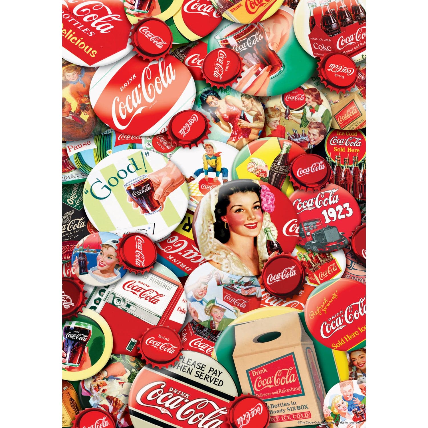 World's Smallest - Coca-Cola Caps 1000 Piece Jigsaw Puzzle - Image 2