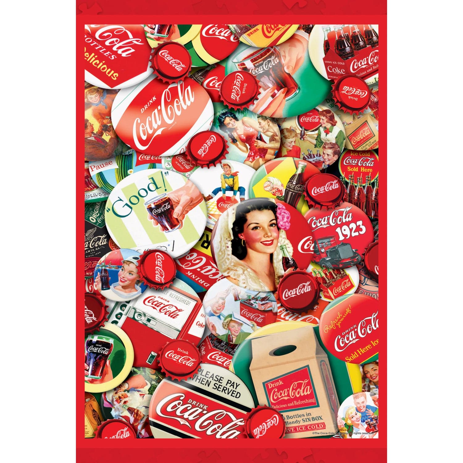 World's Smallest - Coca-Cola Caps 1000 Piece Jigsaw Puzzle - Image 4