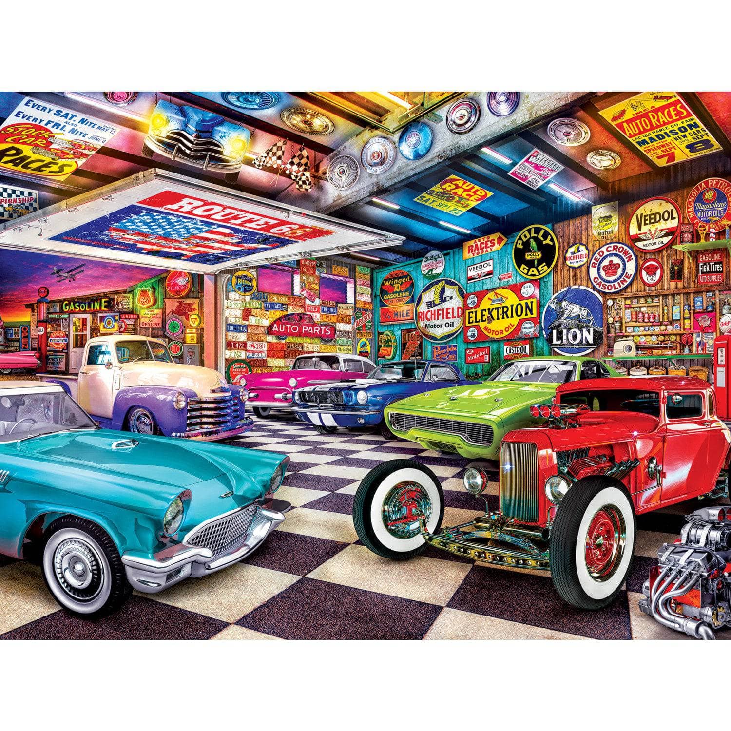 Collector's Garage - Jigsaw Puzzle