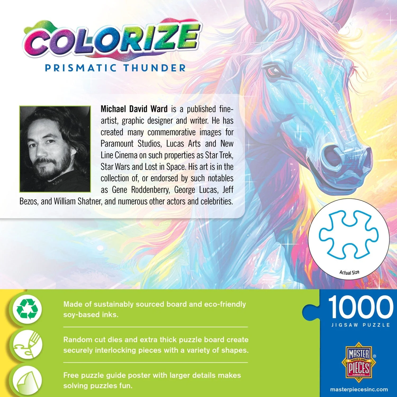 Colorize - Prismatic Thunder 1000 Piece Jigsaw Puzzle - Image 3