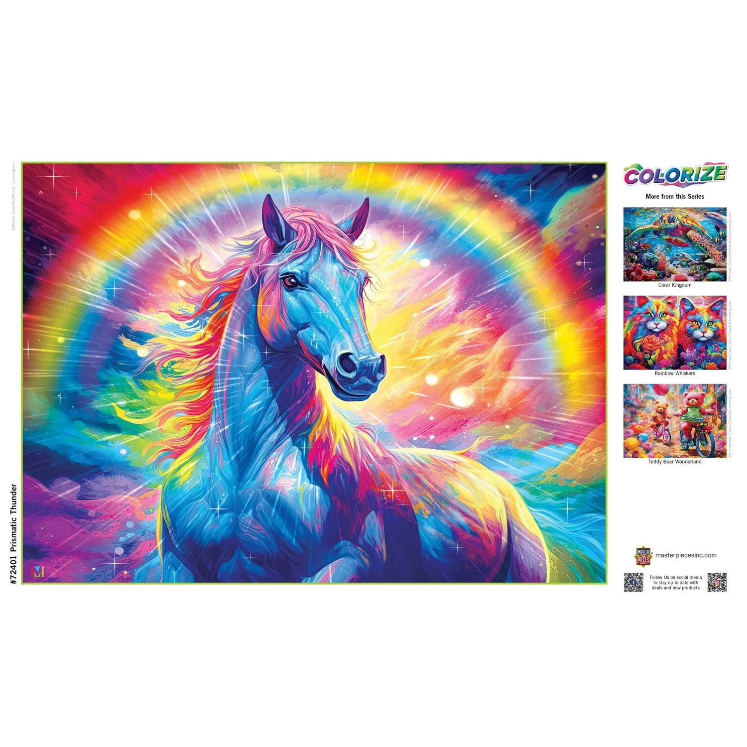 Colorize - Prismatic Thunder 1000 Piece Jigsaw Puzzle - Image 4