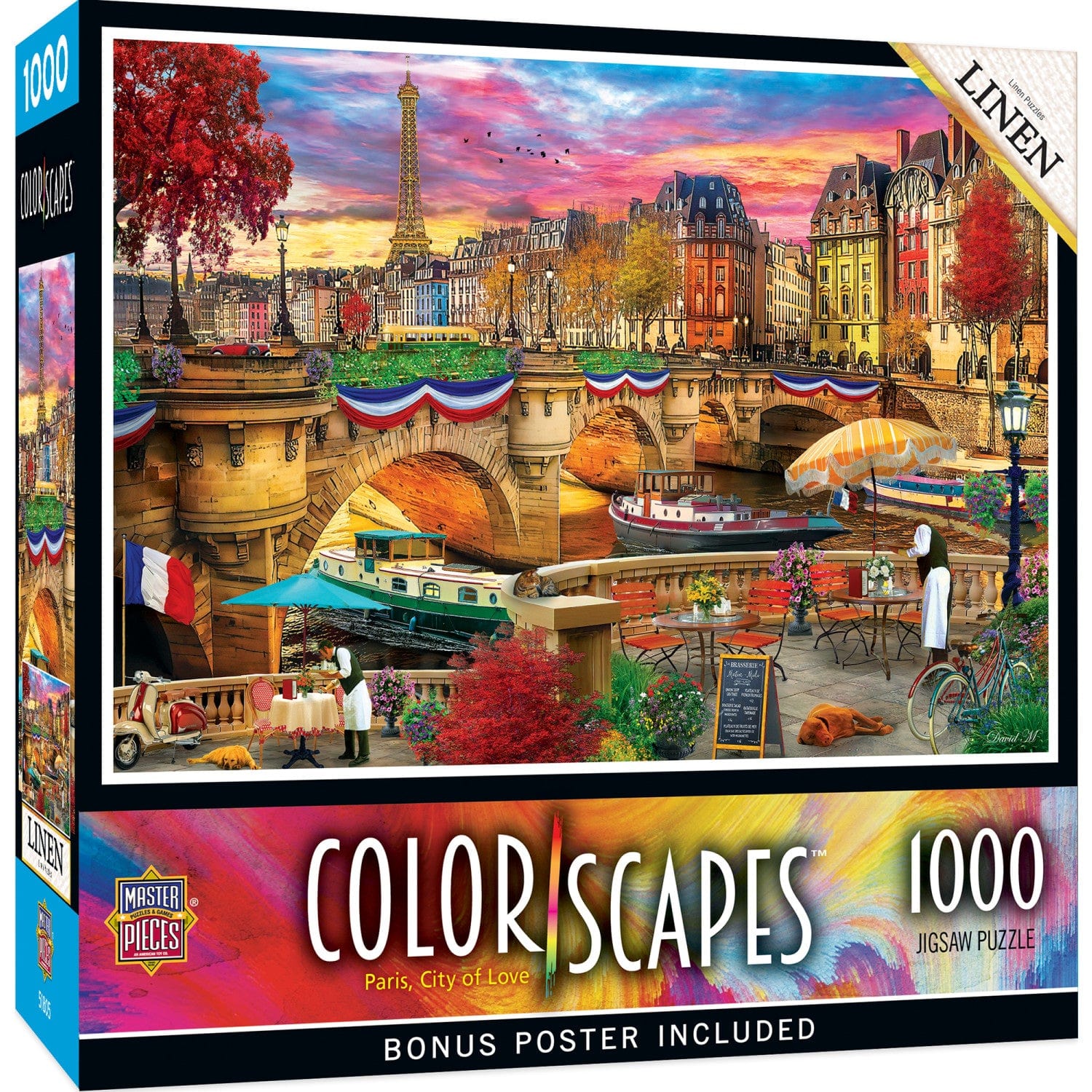Colorscapes - Paris, City of Love 1000 Piece Jigsaw Puzzle