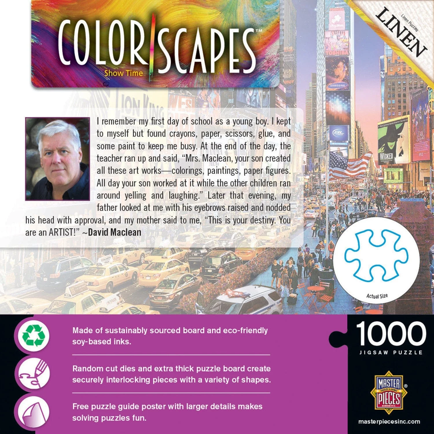 Colorscapes - Show Time 1000 Piece Jigsaw Puzzle - Image 3