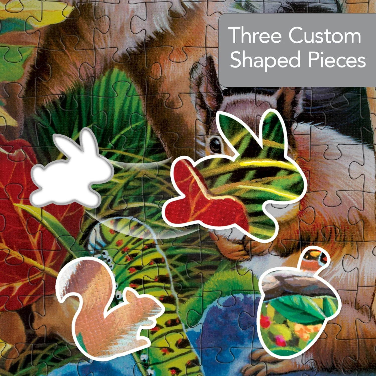 Shapes - Fawn Friends 500 Piece Jigsaw Puzzle - Image 5