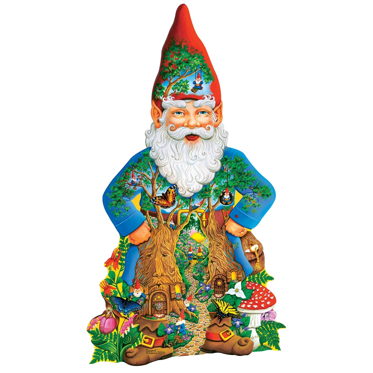 Shapes - Garden Gnome 500 Piece Jigsaw Puzzle - Image 2