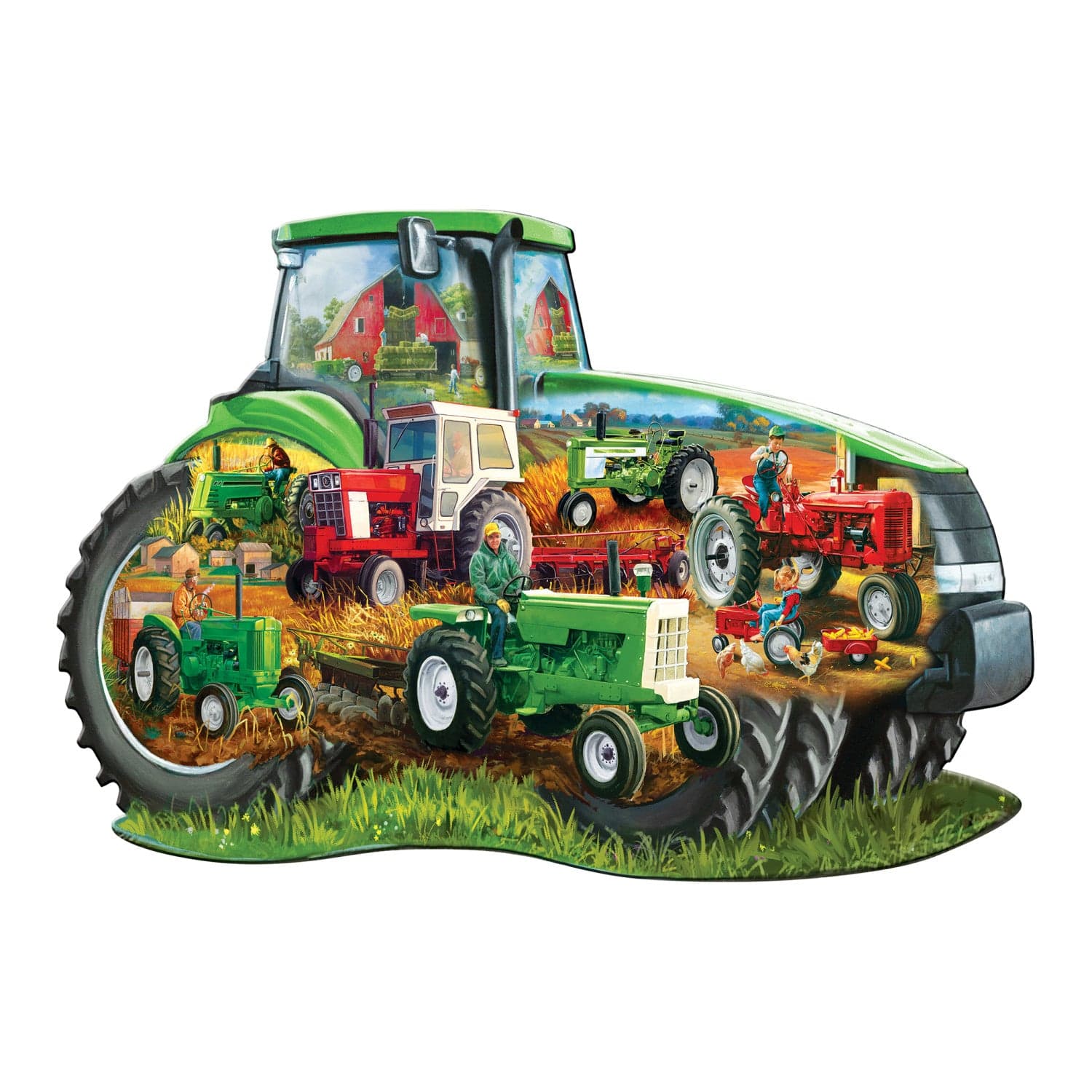Shapes - Love of the Land 1000 Piece Shaped Jigsaw Puzzle - Image 2