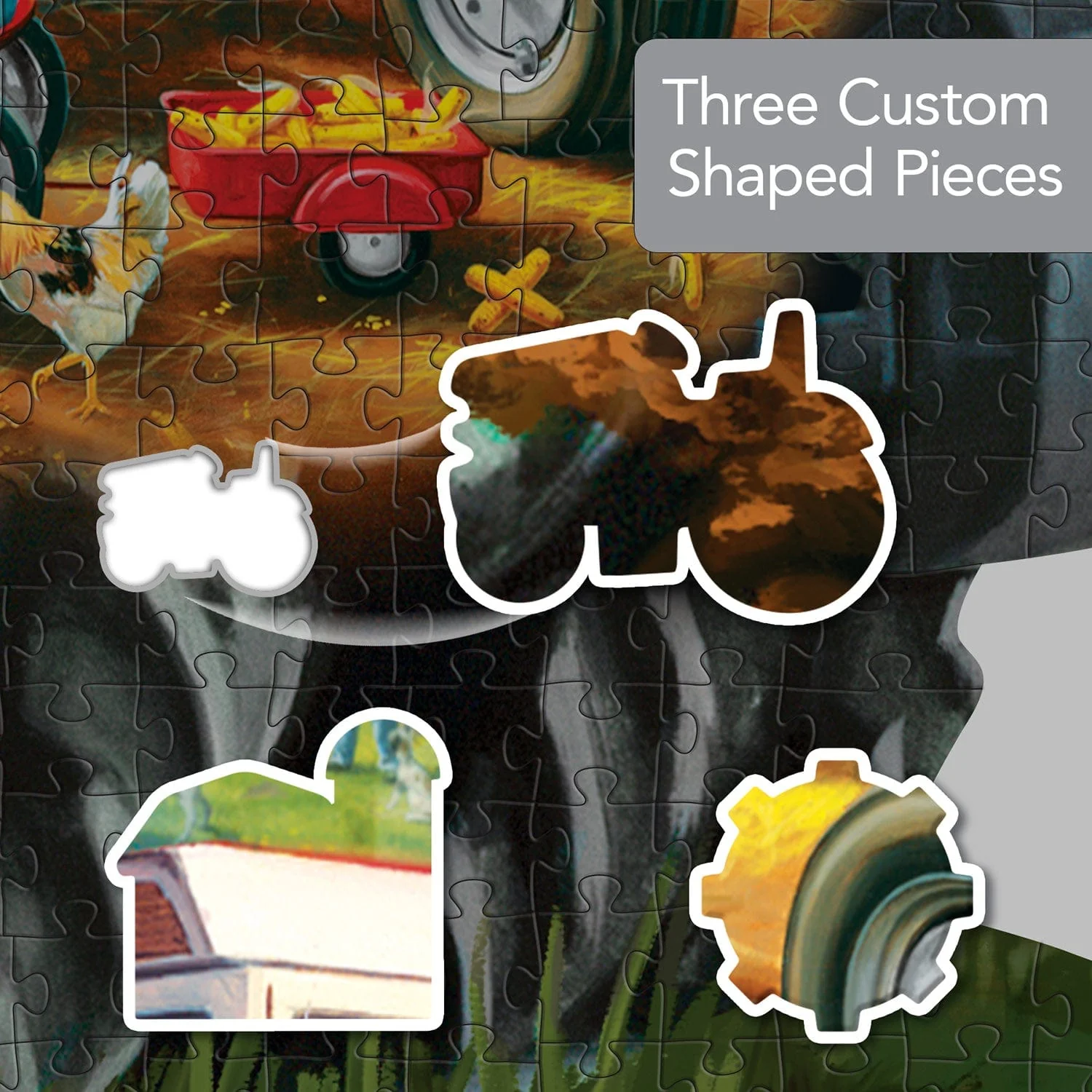 Shapes - Love of the Land 1000 Piece Shaped Jigsaw Puzzle - Image 5