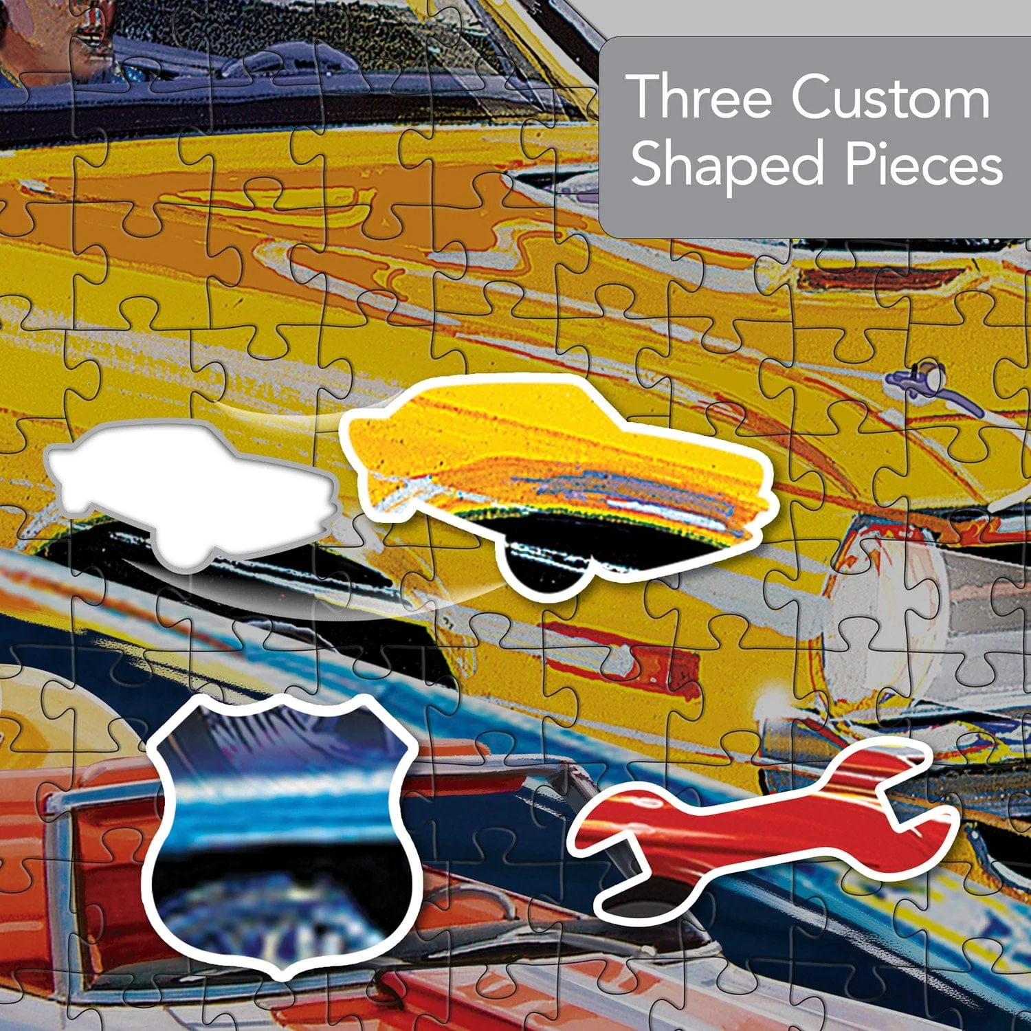 Shapes - Road Trippin 1000 Piece Shaped Jigsaw Puzzle - Image 5