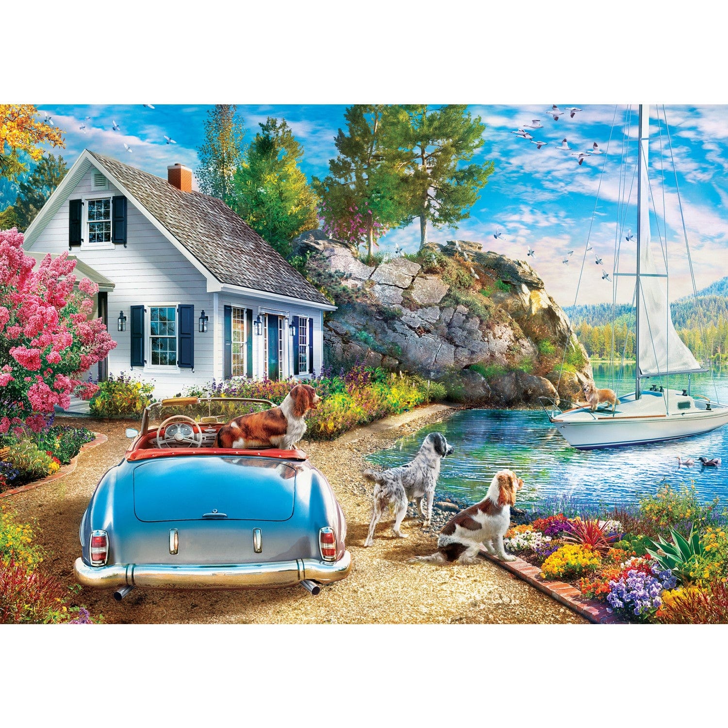 Country Escapes - Afternoon Escape 500 Piece Jigsaw Puzzle - Image 2