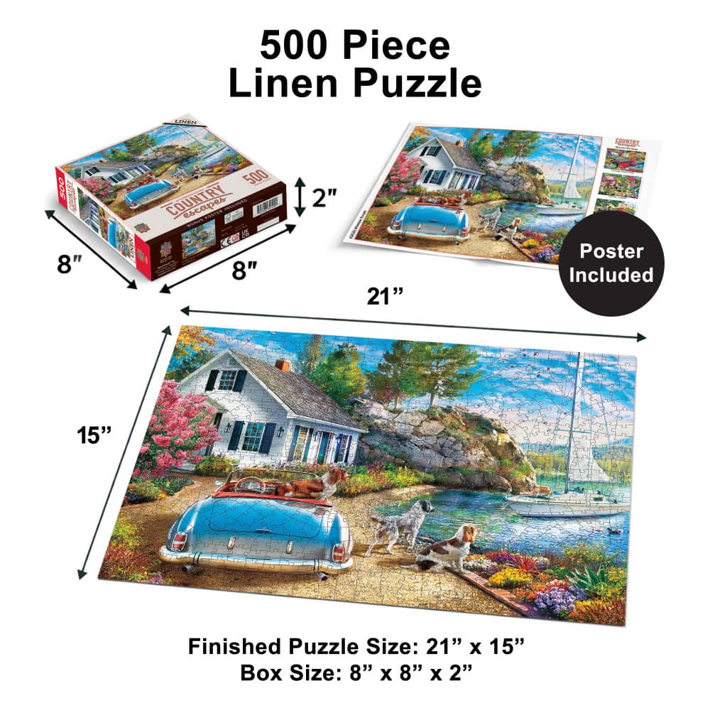 Country Escapes - Afternoon Escape 500 Piece Jigsaw Puzzle - Image 5