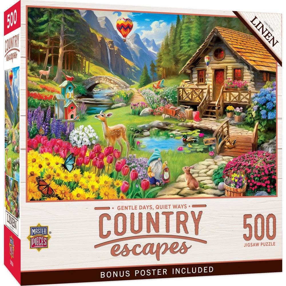Country Escapes - Gentle Days, Quiet Ways 500 Piece Jigsaw Puzzle