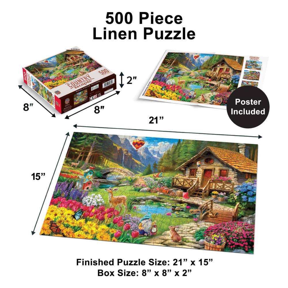 Country Escapes - Gentle Days, Quiet Ways 500 Piece Jigsaw Puzzle - Image 5