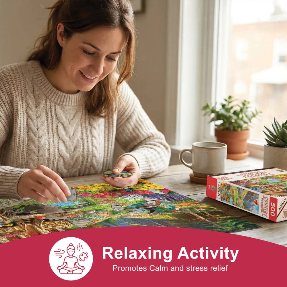 Country Escapes - Gentle Days, Quiet Ways 500 Piece Jigsaw Puzzle - Image 6