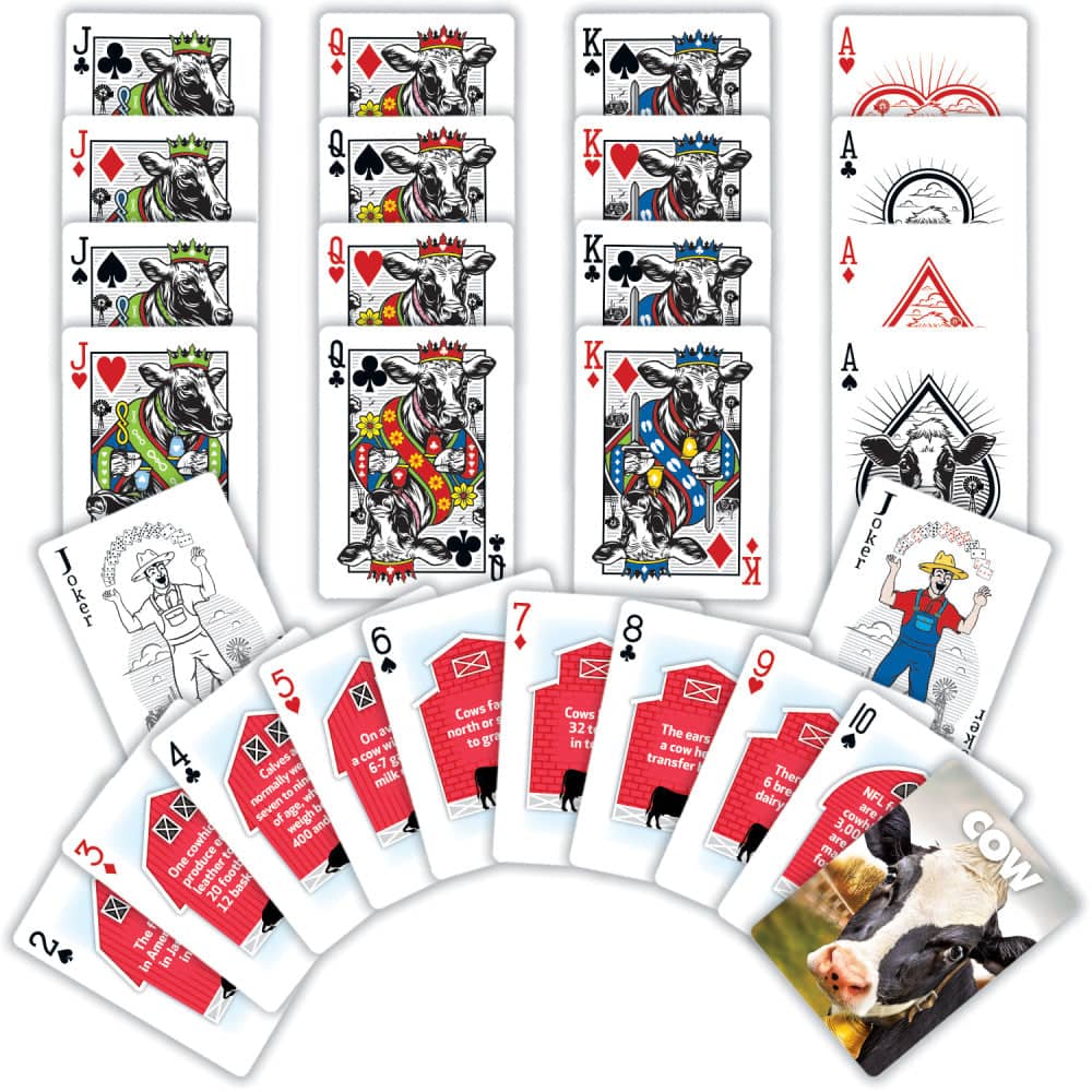 Cow Playing Cards - 54 Card Deck - Image 2