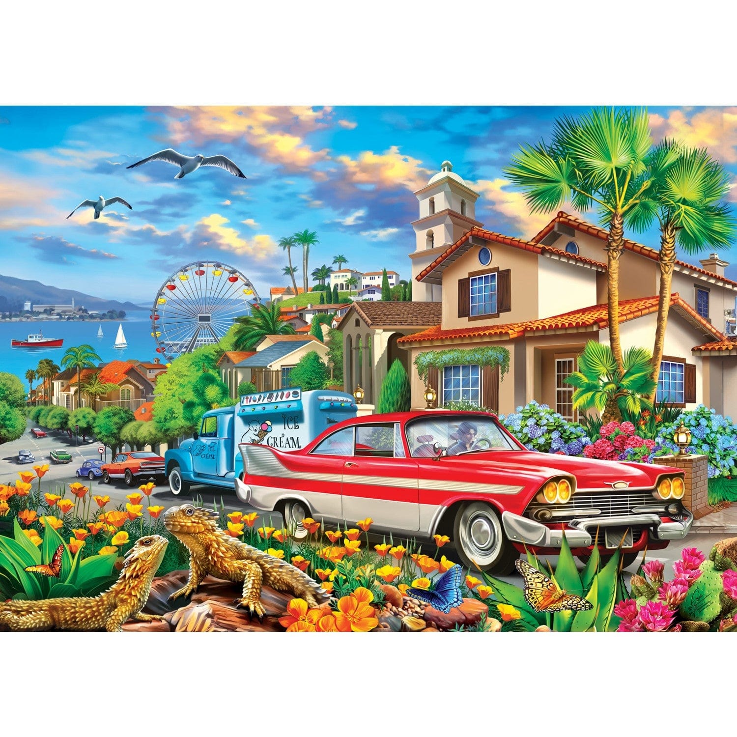 Cruisin' the Coast - Jigsaw Puzzle