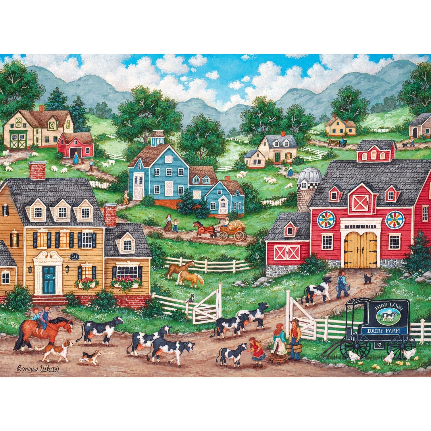 The Curious Calf - Jigsaw Puzzle