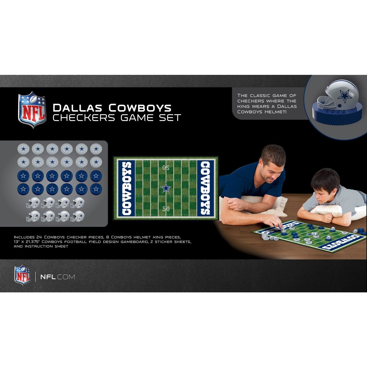 Dallas Cowboys Checkers Board Game - Image 3