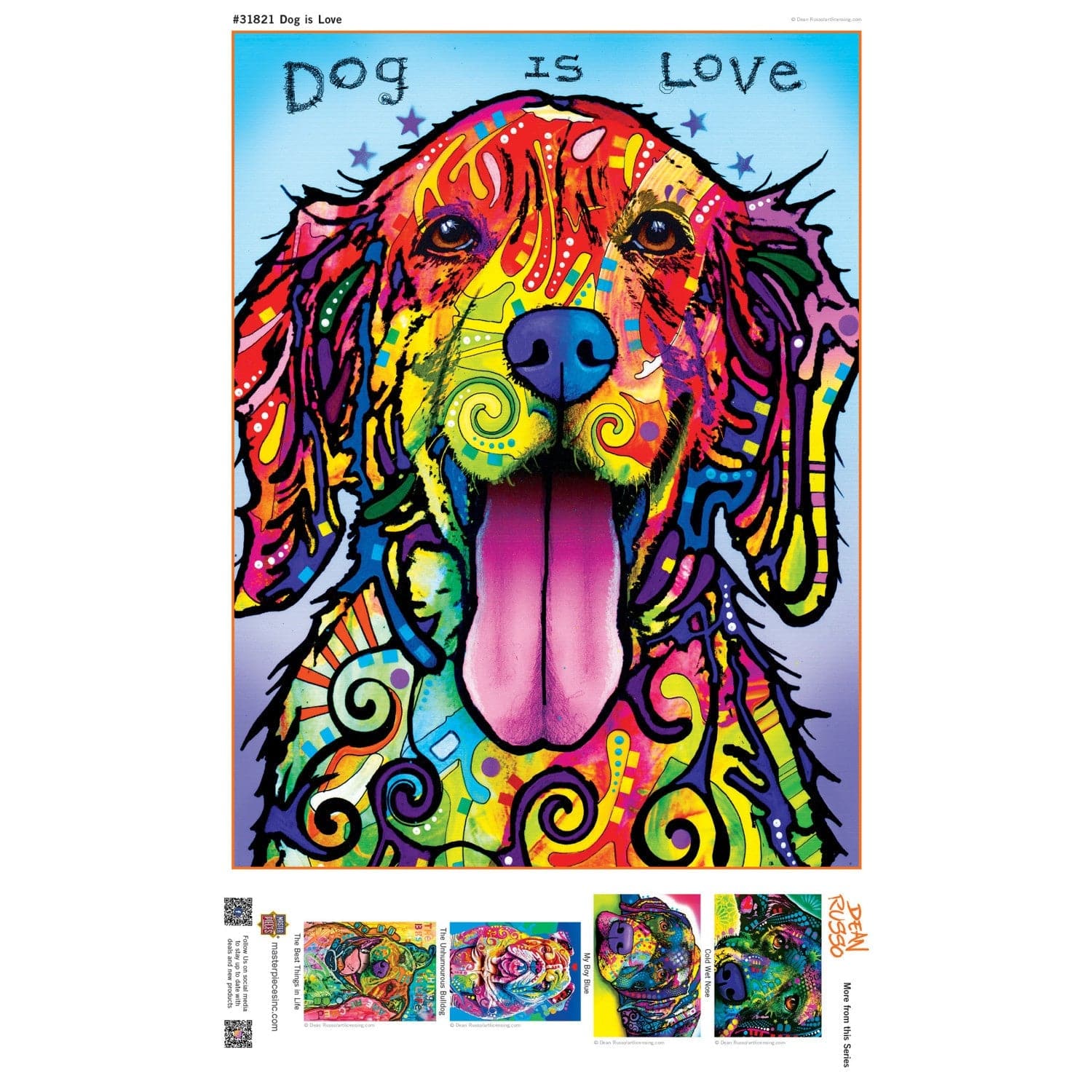 Dean Russo - Dog is Love 300 Piece EZ Grip Jigsaw Puzzle - Image 4