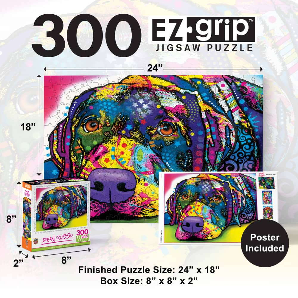 Dean Russo - My Dog Blue 300 Piece EZ Grip Jigsaw Puzzle - Image 5