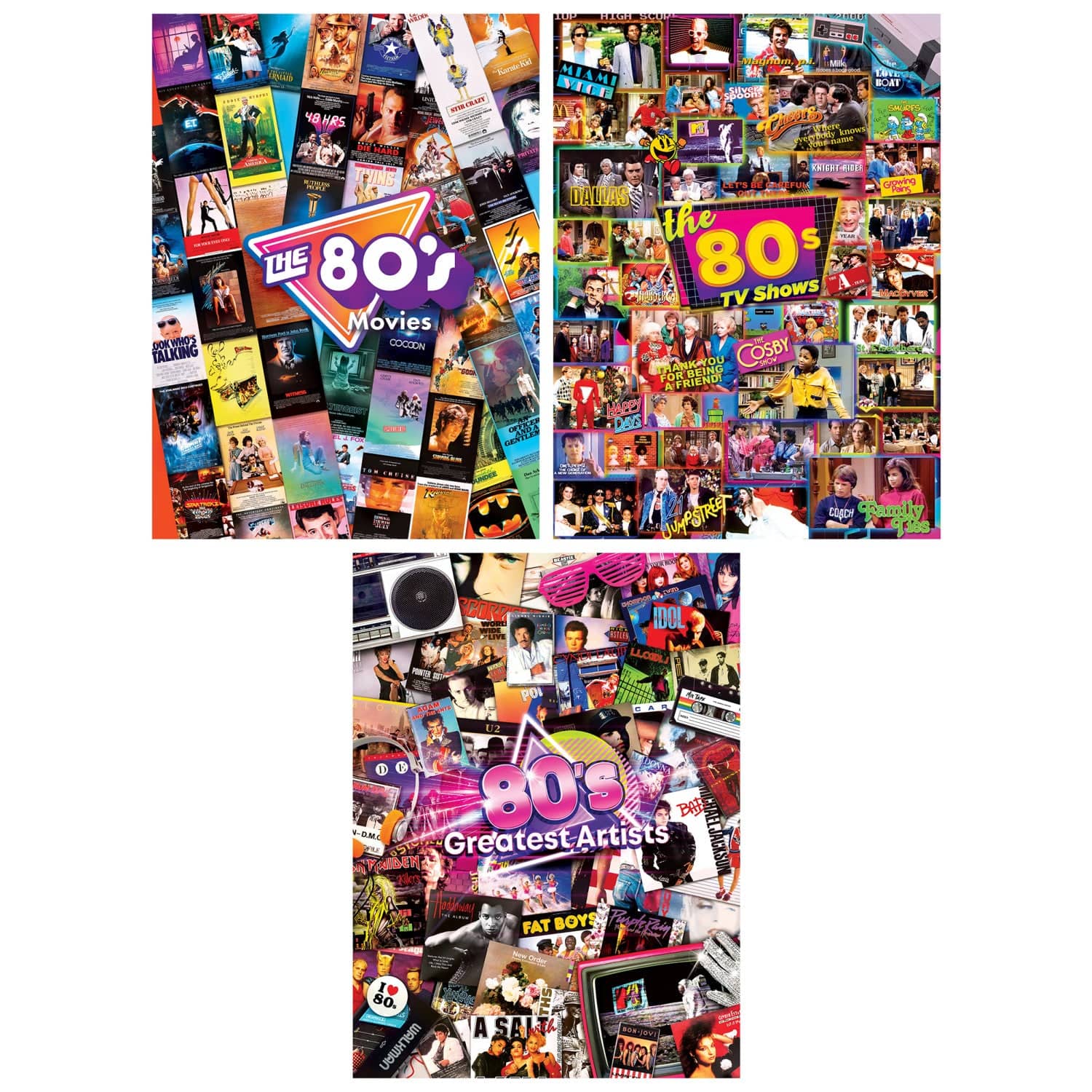 Decades - The 80's 500 Piece Jigsaw Puzzles 3 Pack - Image 6