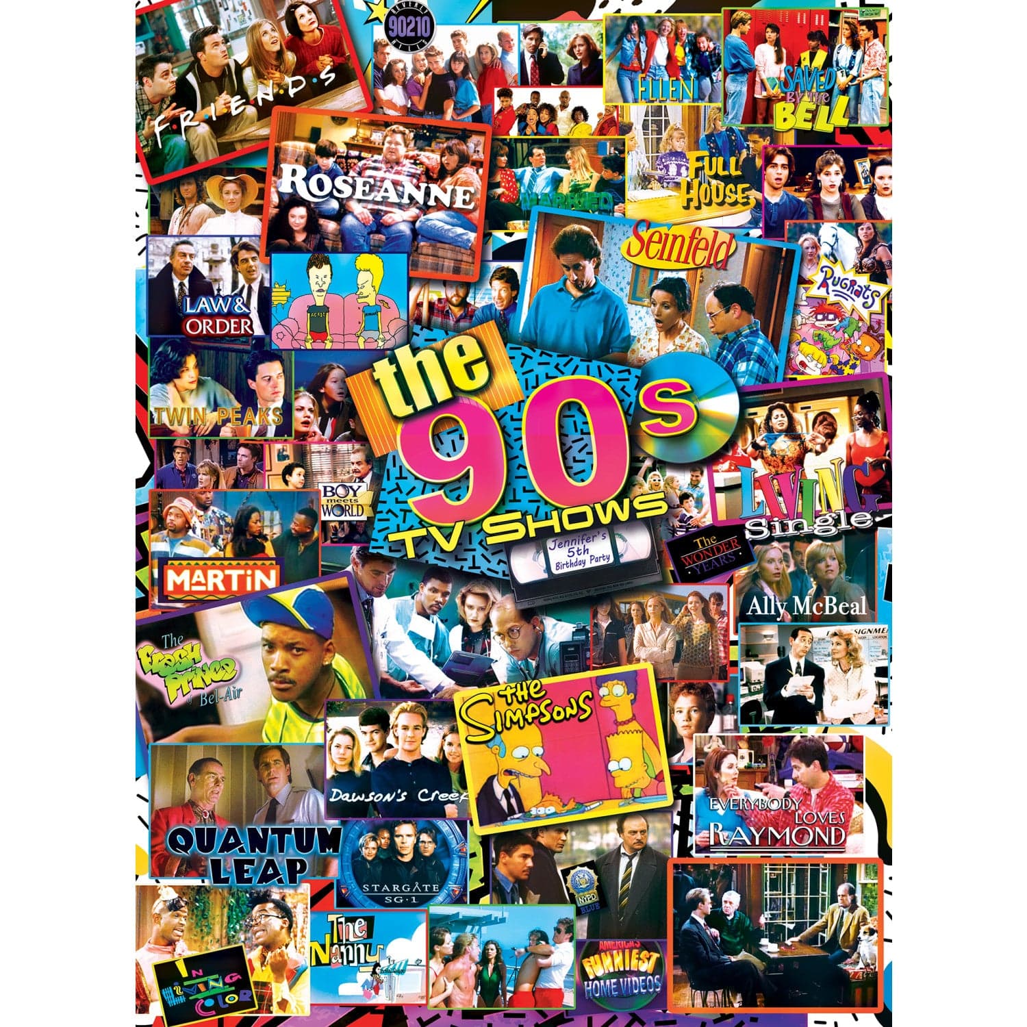 Decades - The 90's 500 Piece Jigsaw Puzzles 3 Pack - Image 3