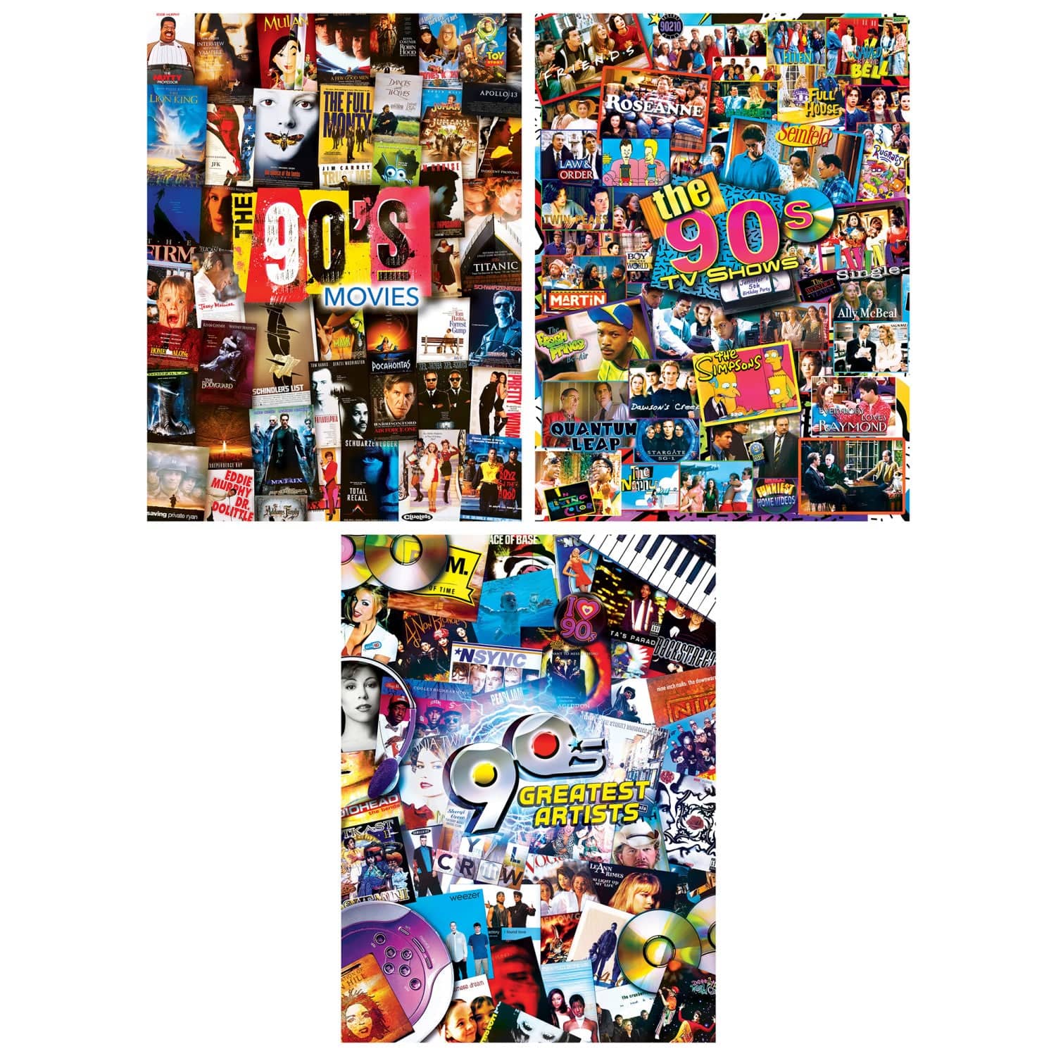 Decades - The 90's 500 Piece Jigsaw Puzzles 3 Pack - Image 6