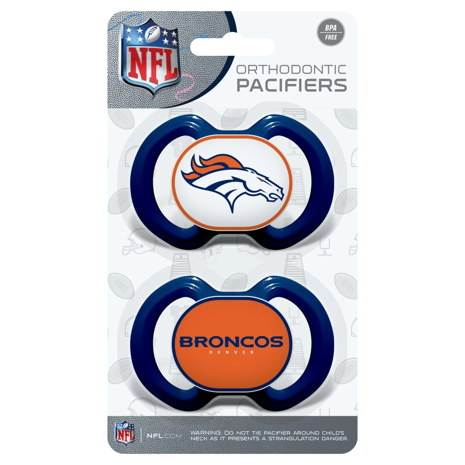 Denver Broncos - Pacifier 2-Pack - Image 2