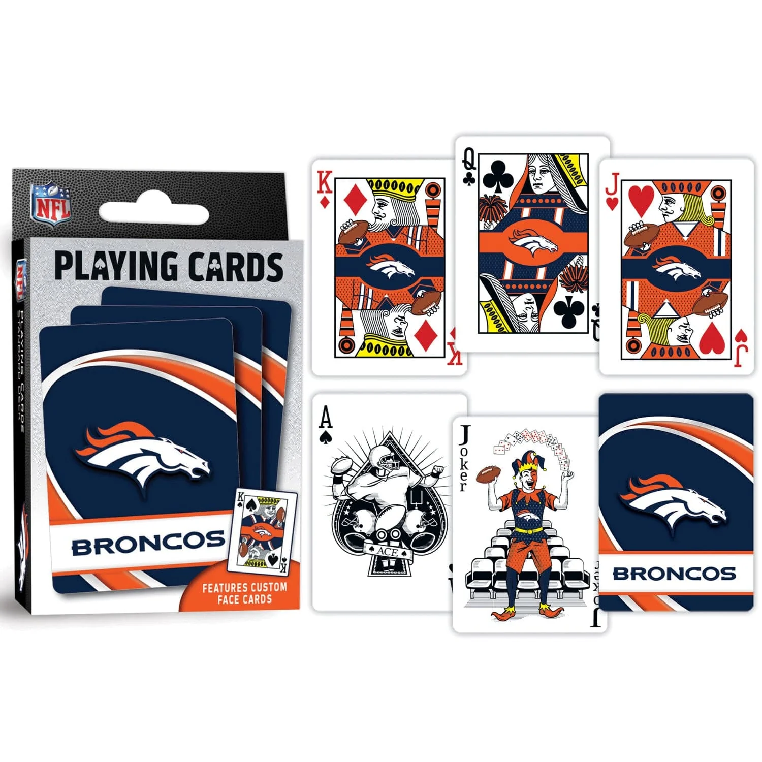 Denver Broncos Playing Cards - 54 Card Deck - Image 3