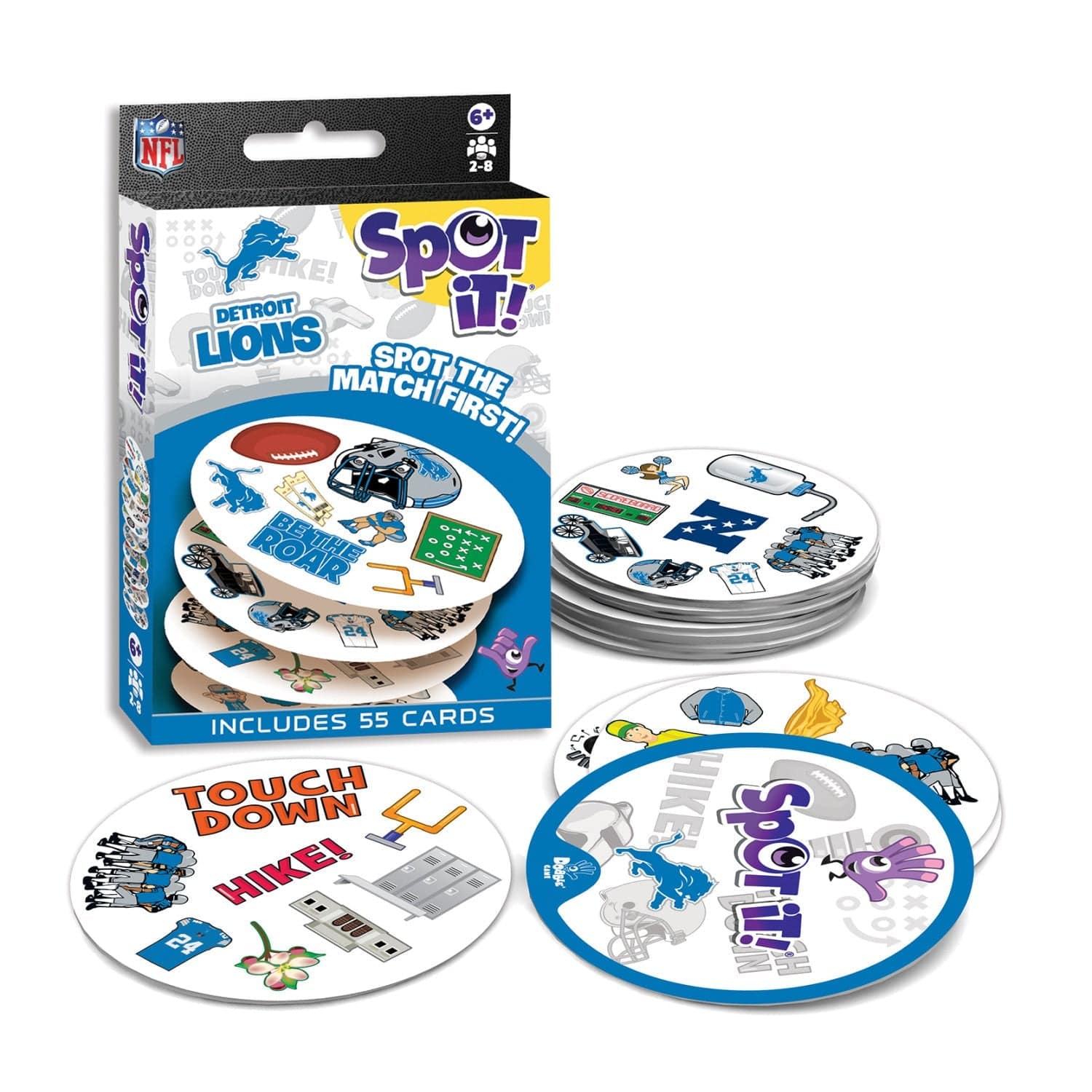 Detroit Lions Spot It! Card Game - Image 2