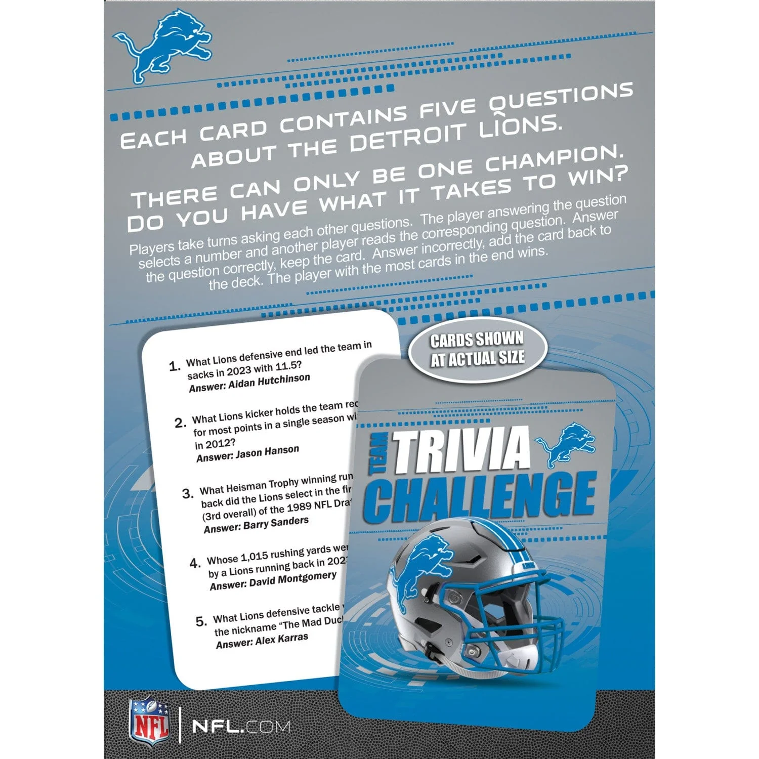 Detroit Lions Trivia Challenge - Image 3