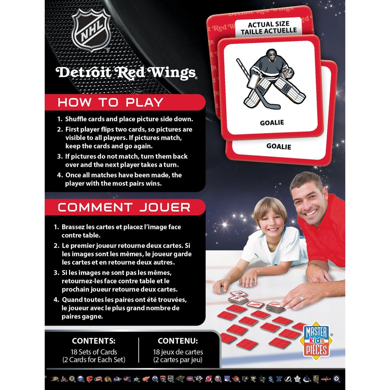 Detroit Red Wings Matching Game - Image 3