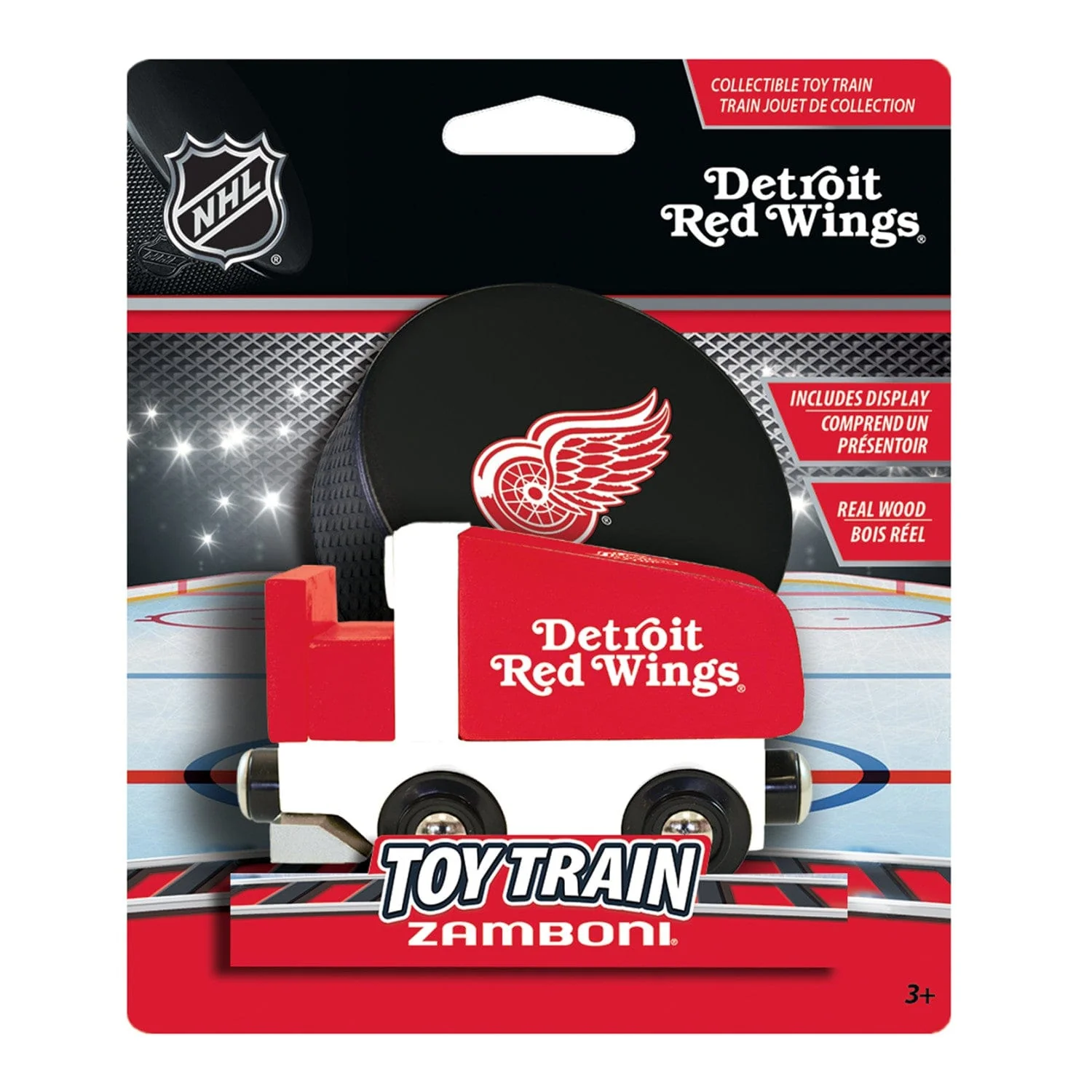 Detroit Red Wings Toy Zamboni Train Engine - Image 2