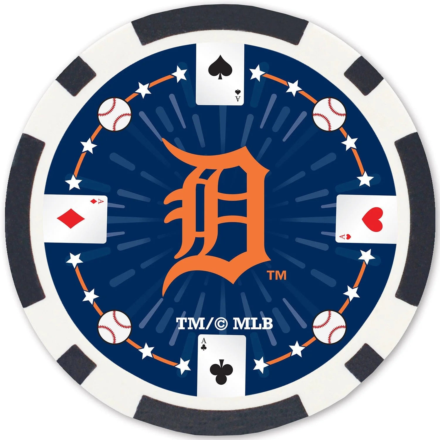Detroit Tigers 100 Piece Poker Chips - Image 3