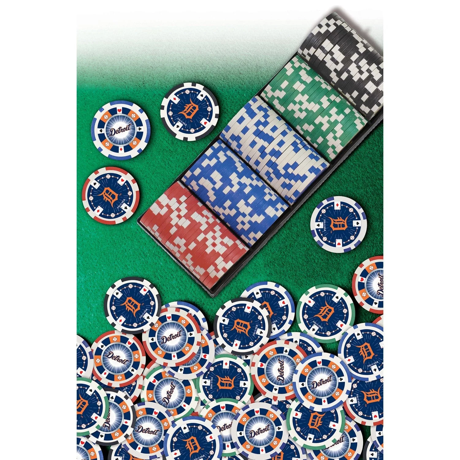 Detroit Tigers 100 Piece Poker Chips - Image 5