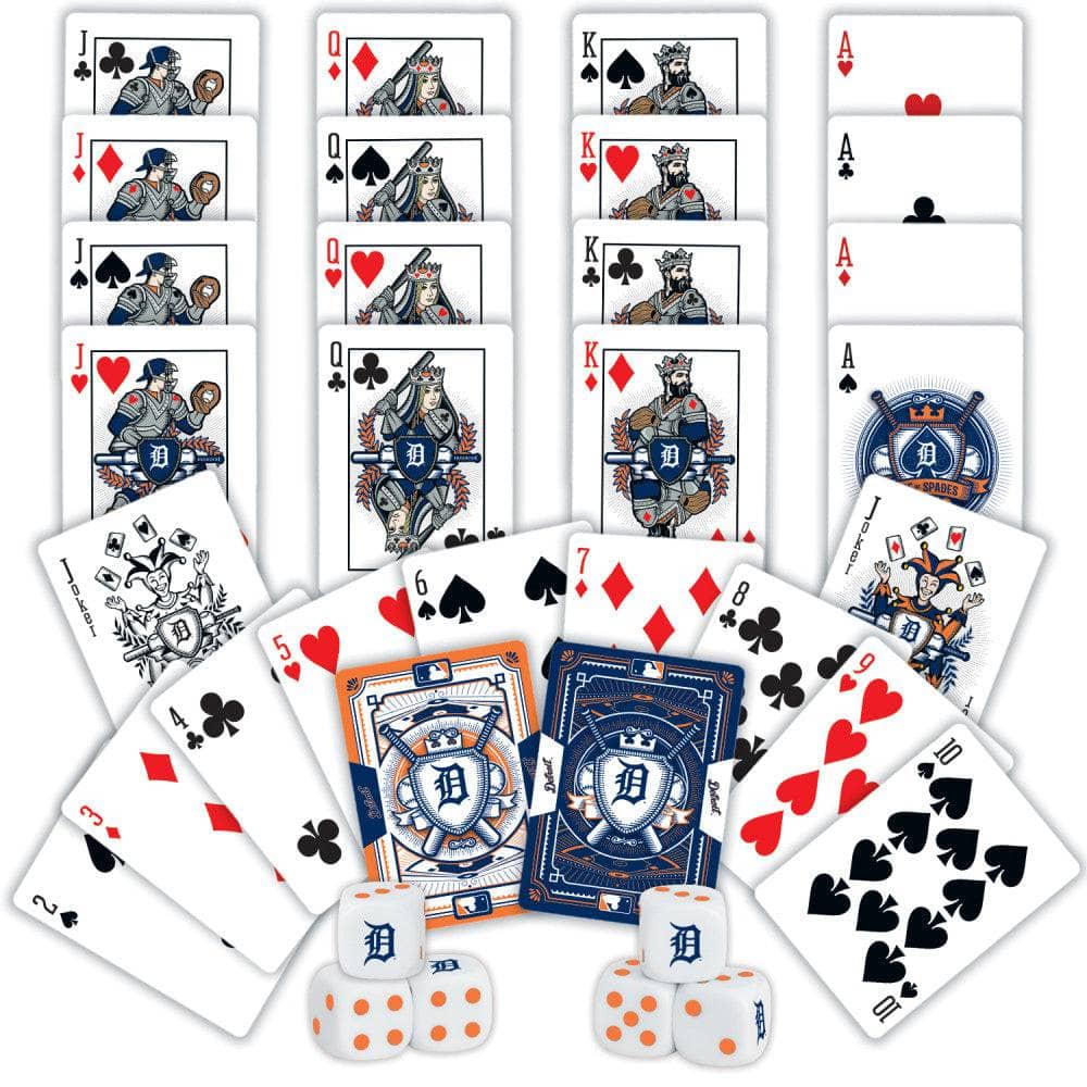 Detroit Tigers - 2-Pack Playing Cards & Dice Set - Image 2
