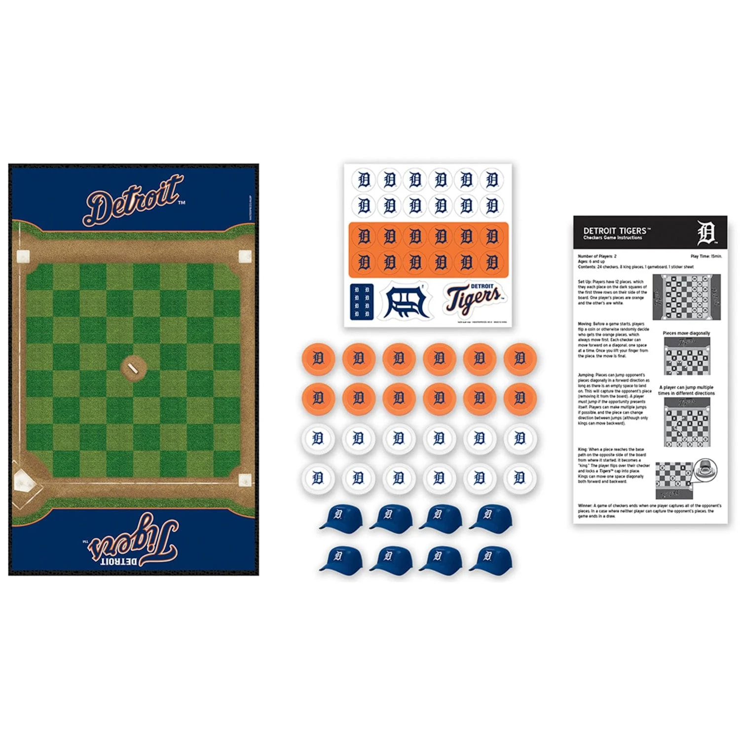 Detroit Tigers MLB Checkers - Image 2