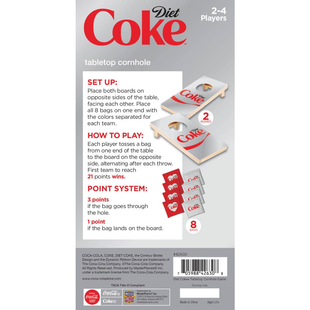Diet Coke Tabletop Cornhole Game - Image 3