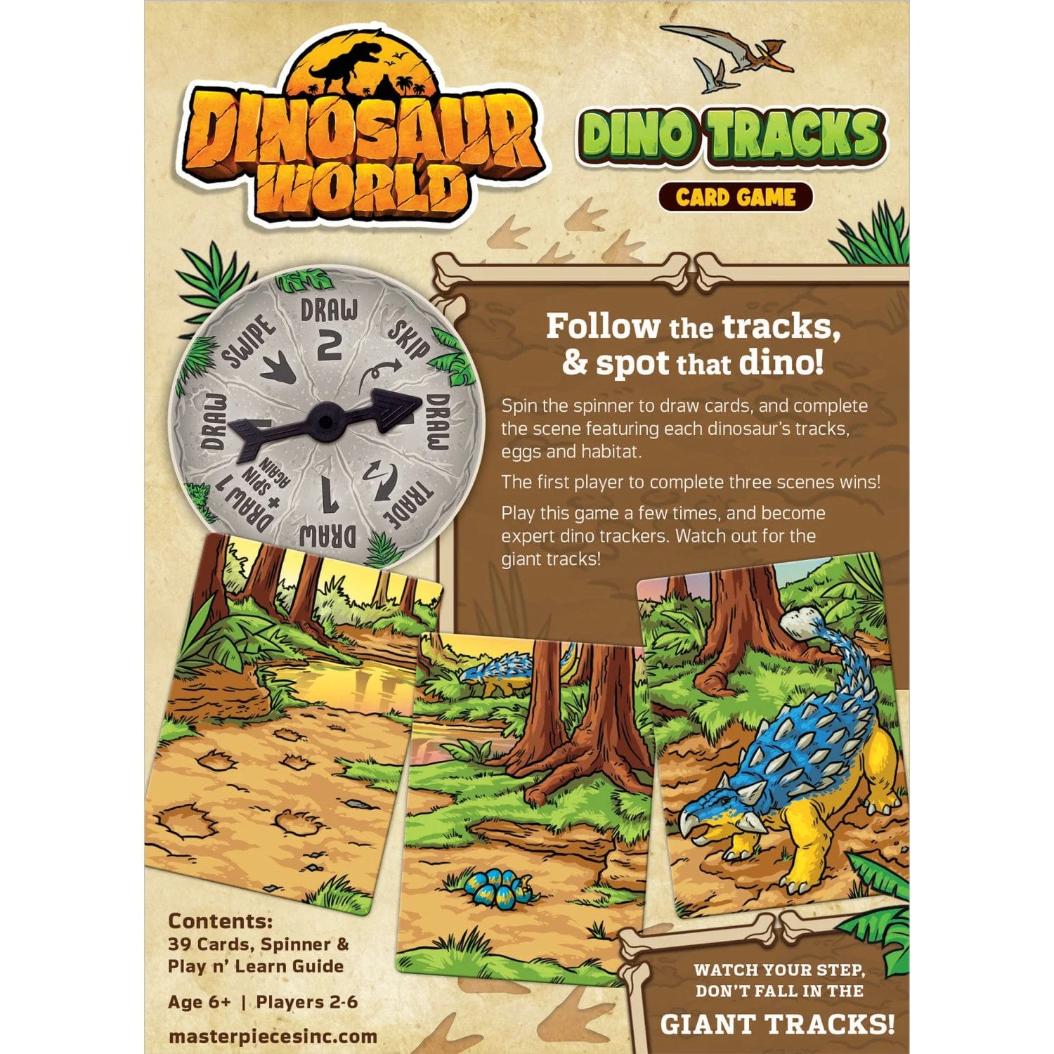 Dinosaur World Dino Tracks Card Game - Image 3